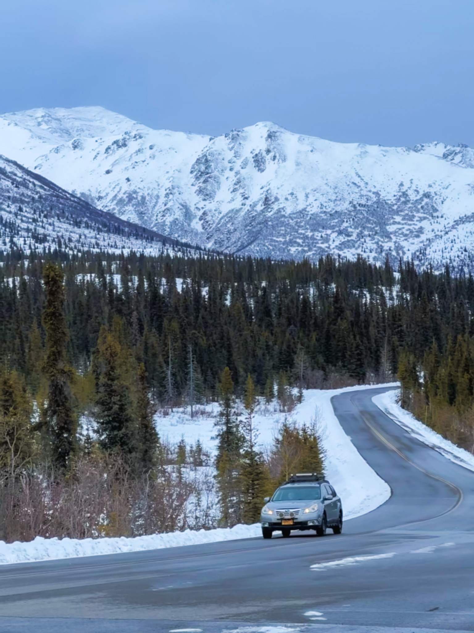 Road trip to Denali National Park Image from MiscGyan Alaska Itinerary.